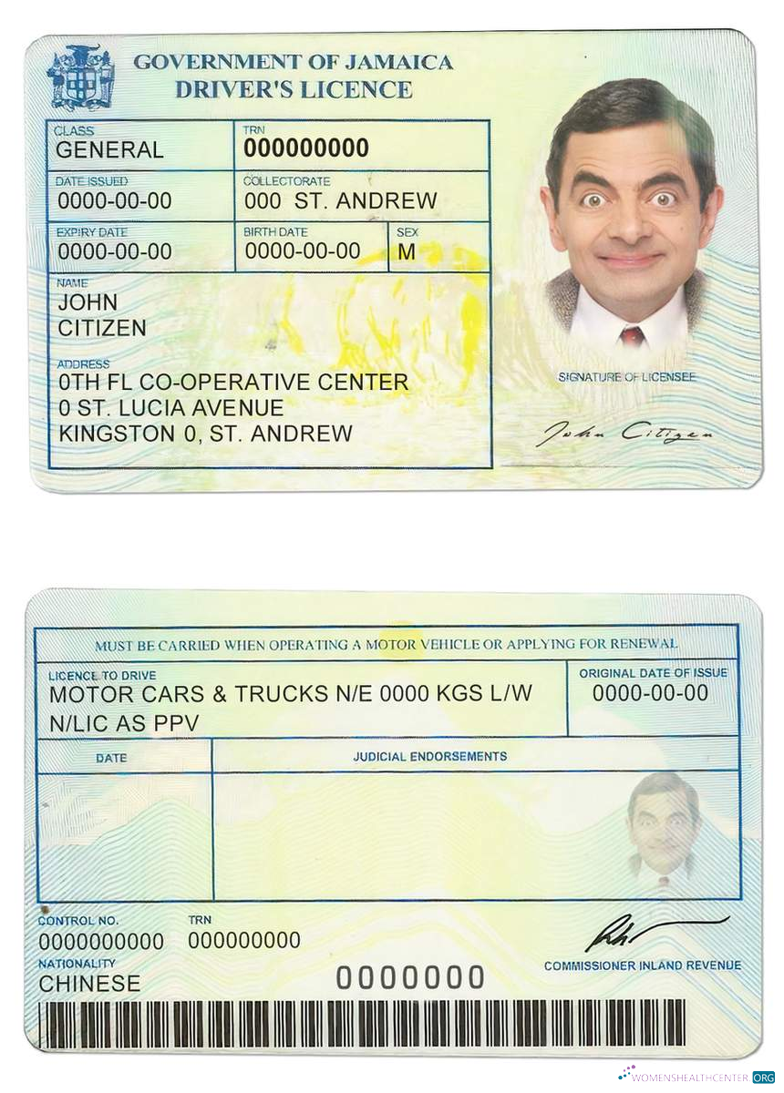 download Jamaica driving license